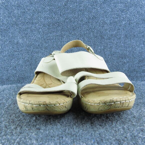 Born Women‎ Ankle Strap Sandal Shoes Size 11 Medium Beige Leather - Picture 2 of 10
